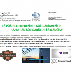 cartel Caña Manchacentroinnova noviembre 2015